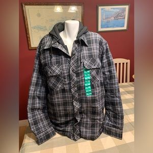 Quilted Hoodie XL, NWT